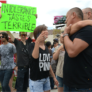 Peace-Loving Gay Community Violently Protests Chick-fil-A