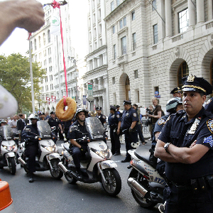 OWS Protesters Outnumbered By Cops