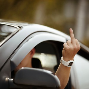 Middle-Finger Salute Suit Can Go Forward