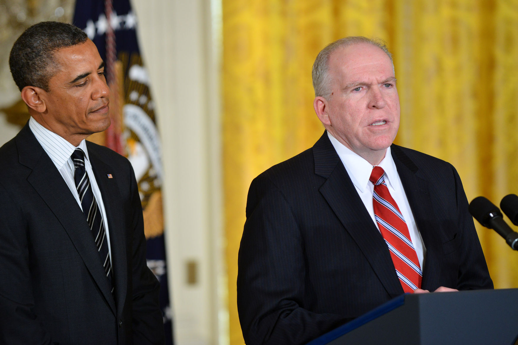 President Obama announces his nominees for Defense Secretary and CIA Director in Washington