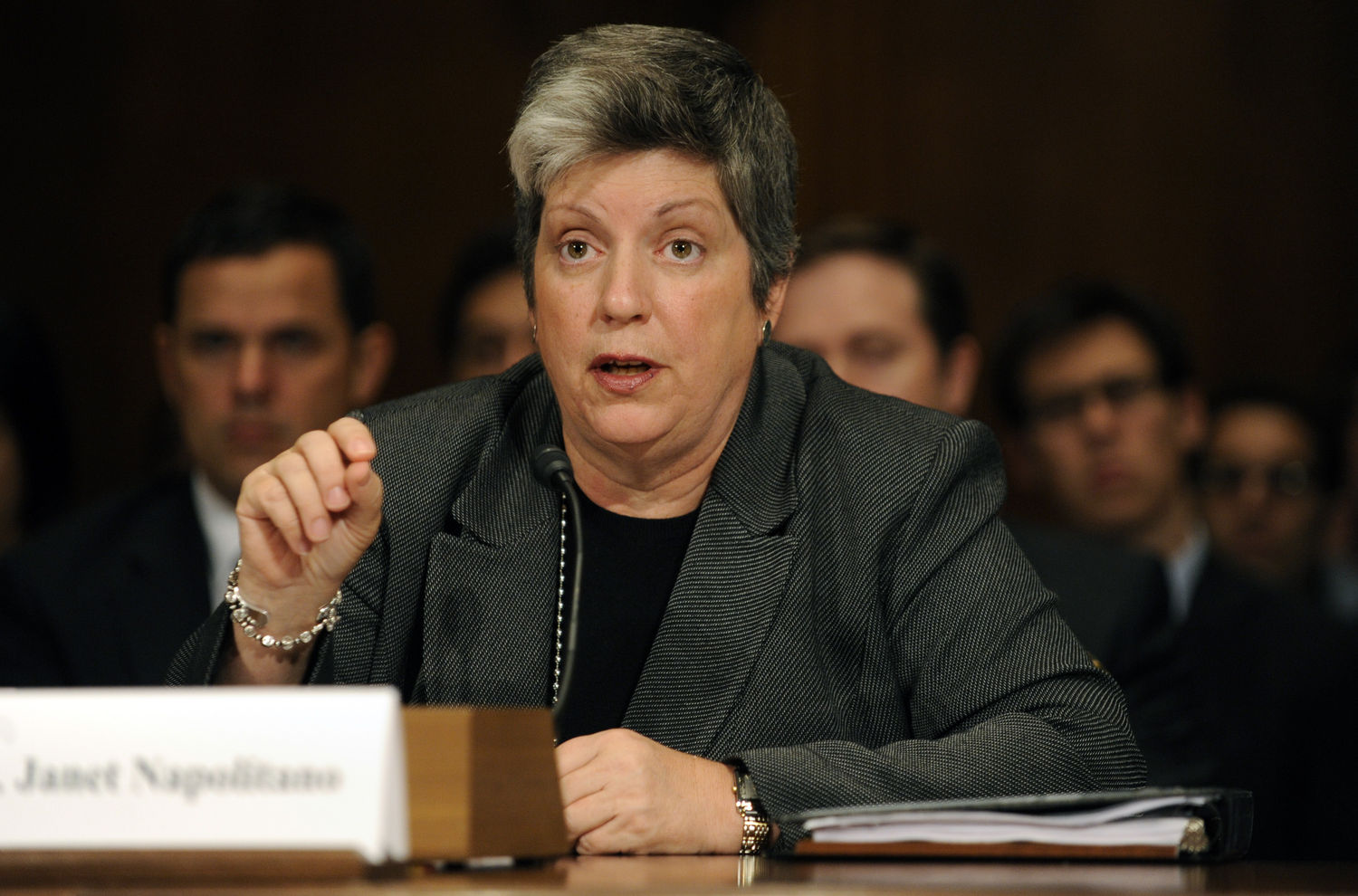 DHS Sec. Napolitano testifies on security issues in Washington