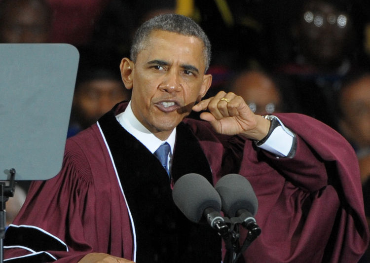President Obama delivers Morehouse College's commencement address in Atlanta