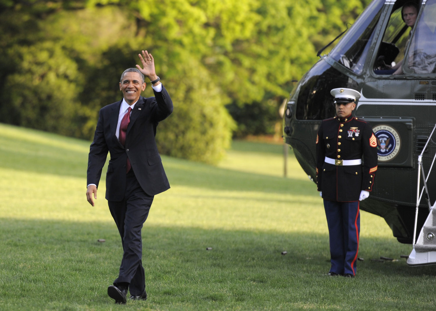 President Obama returns to Washington from summits in Mexico and Costa Rica