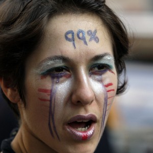 Protesters Gather On Wall Street For Occupy Second Anniversary