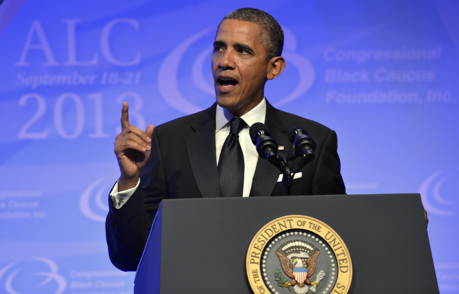 President Obama addresses Congressional Black Caucus Foundation Dinner