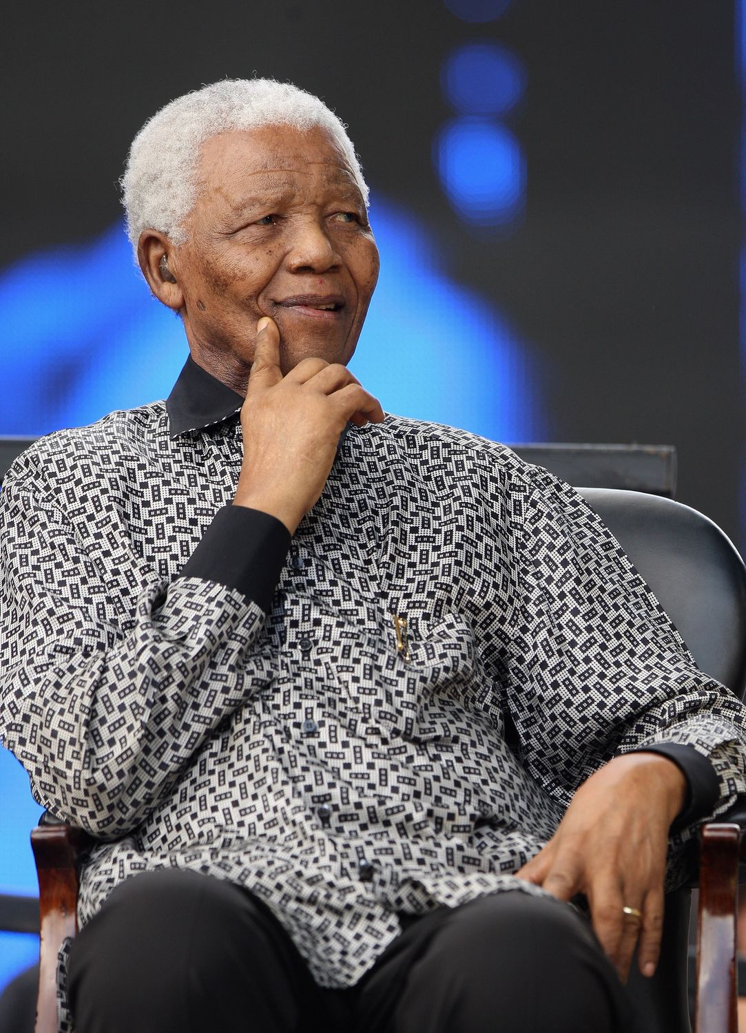 NELSON MANDELA STATUE UNVEILING IN LONDON