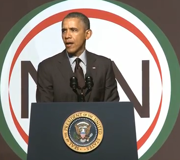 Barack Obama at National Action Network’s annual convention
