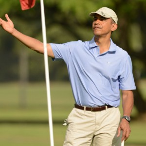 Obama, Taking Time Off To Campaign, Says Nothing Works Because Of Republicans