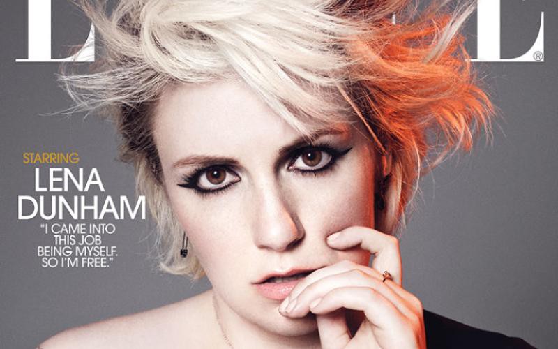 lena dunham on Elle cover