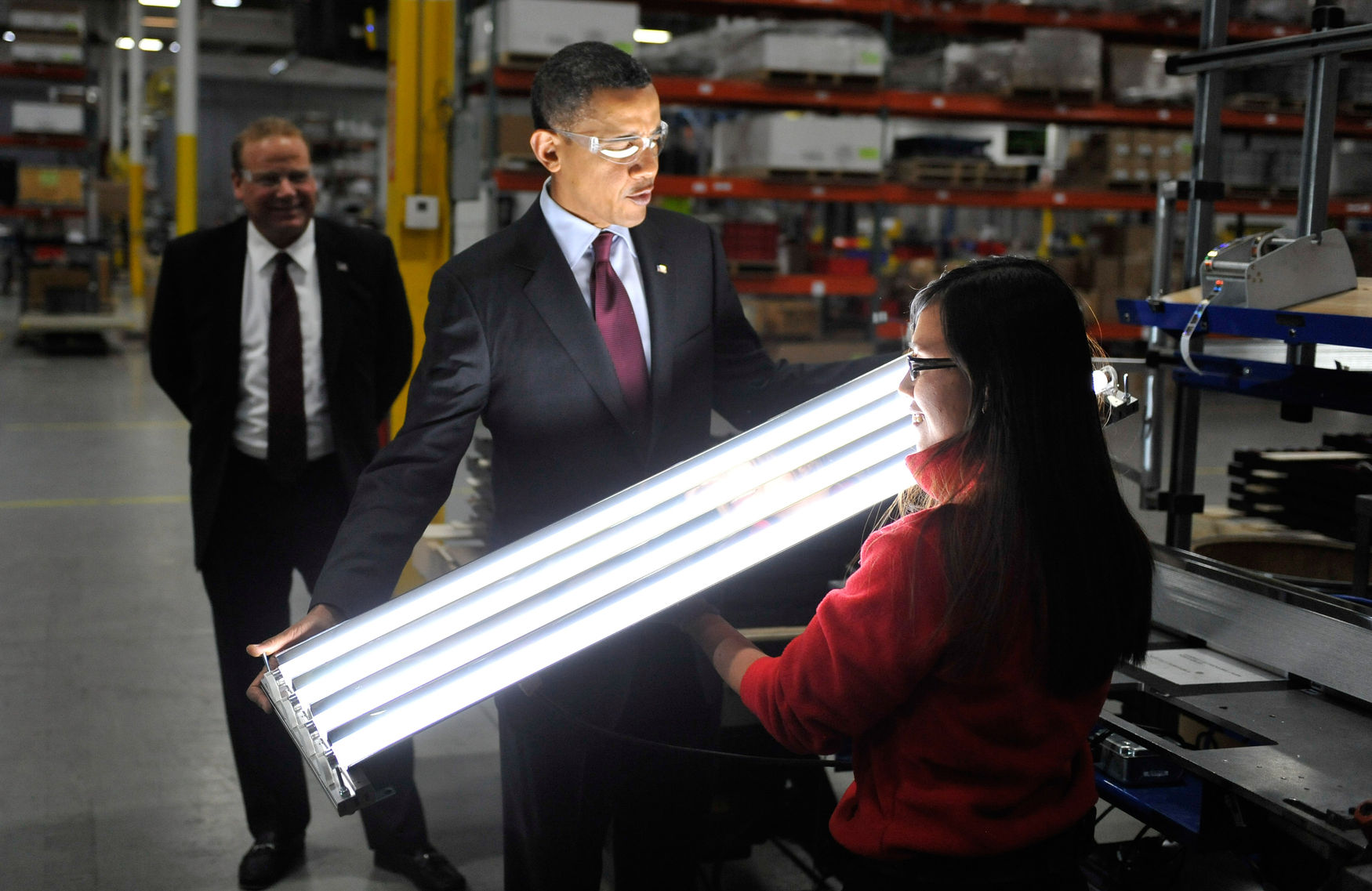Обама на заводе
